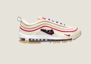 Nike AIR MAX 97 SE "Air Sprung" SESAME / ELECTRO PURPLE / COCONUT MILK / RUSH Pink