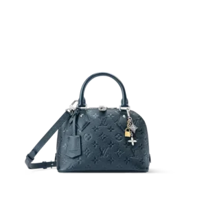 Alma BB - Blue Monogram Print
