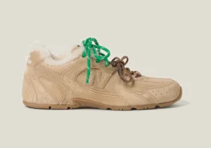 530 SL Runner - Bleached Leather & Shearling (Écru)